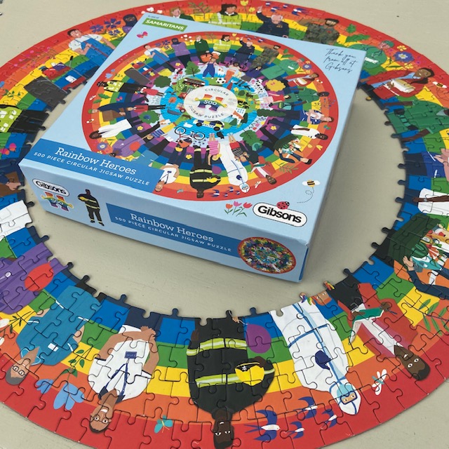 Rainbow Heroes Puzzle and Box